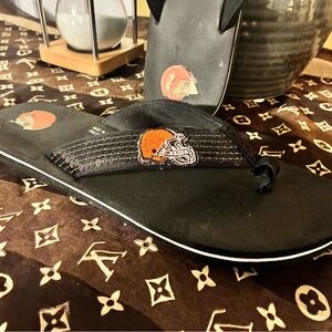 Black NFL Team Flip Flops